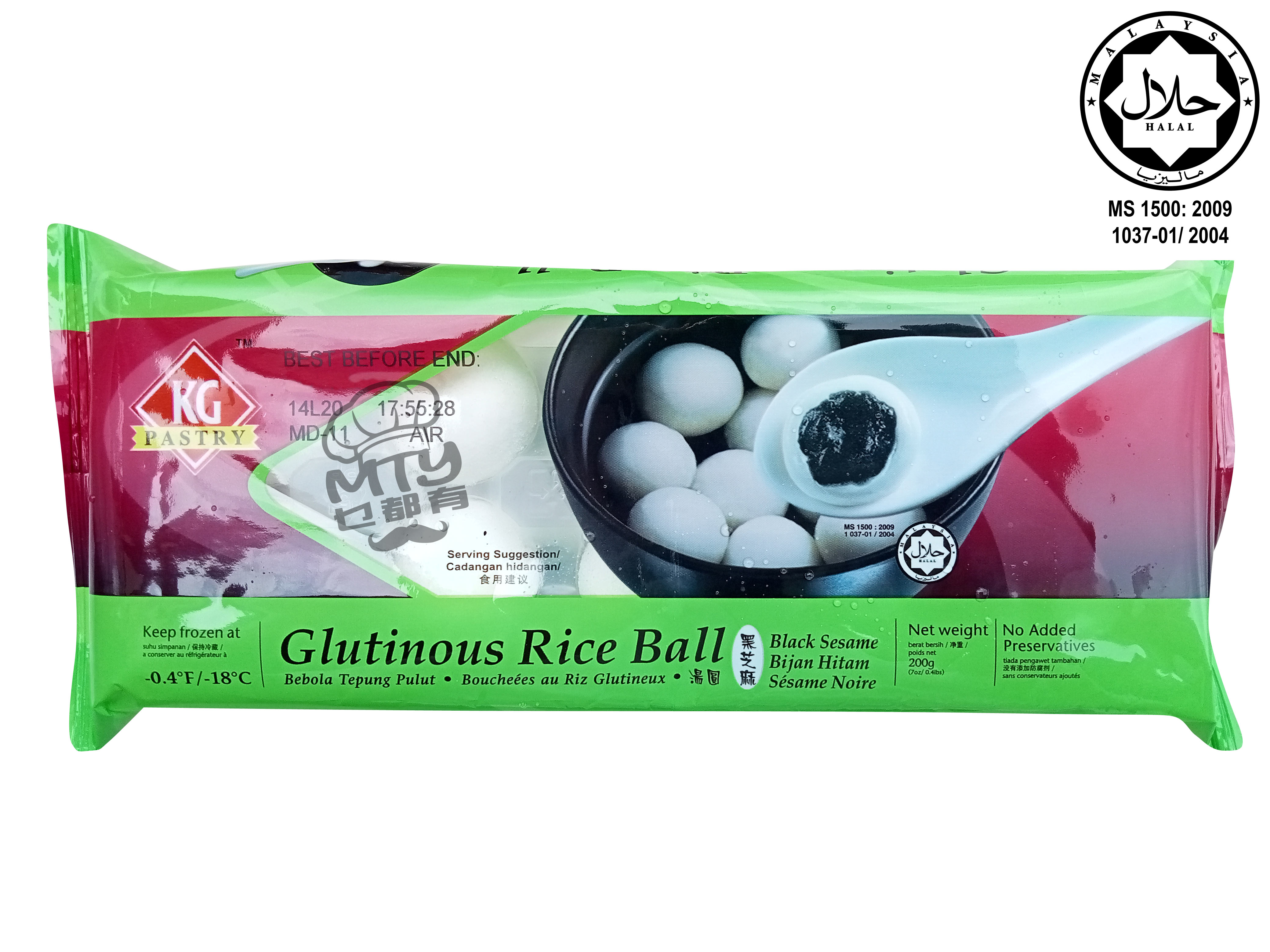 KG Rice Ball (Black Sesame) 200g