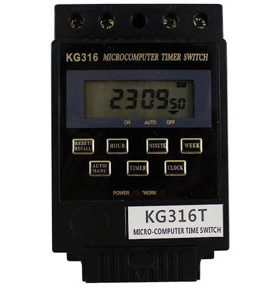 KG316T 220V AC 30A Microcomputer Timer Switch Programmable Controller