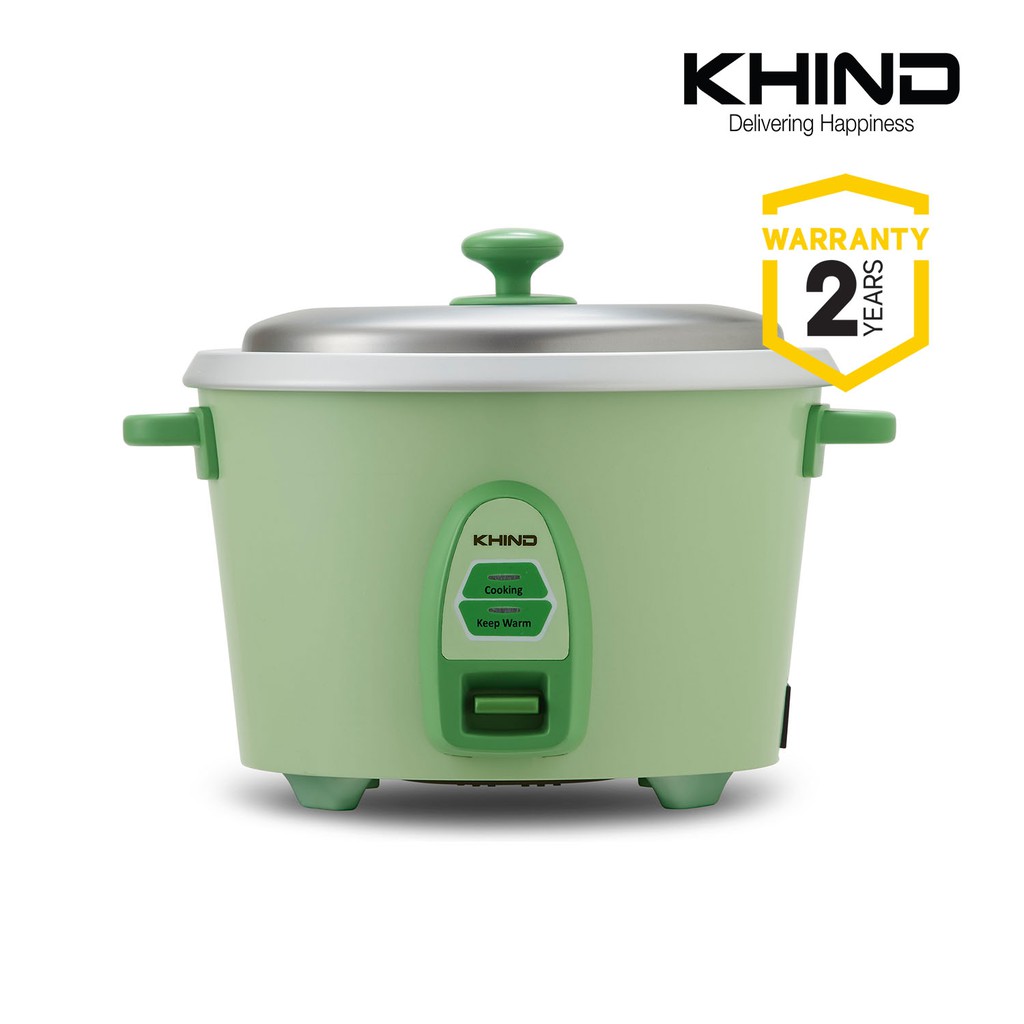 Khind 0.6L (4 Cups) RC806N Rice Cooker Optimal Keep Warm (Blue/Green)