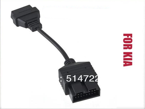 Kia 20 Pin To 16 Pin Car OBD2 Diagnostic Adapter Connector Cable