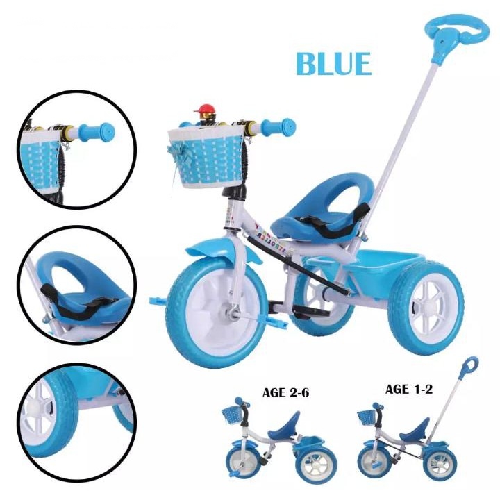 kids tricycle with handle