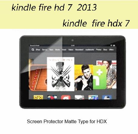 Kindle Fire HDX 7 inch Matte Clear Screen Protector