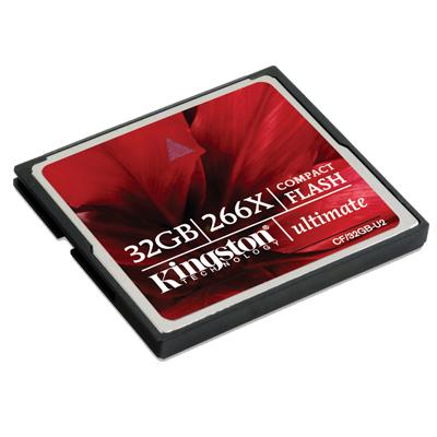 Kingston 32gb CF Compact Flash Ultimate Memory Card 266X CF/32GB-U2