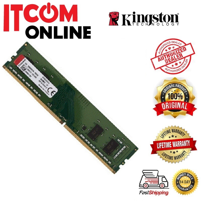 KINGSTON 4GB DDR4 3200MHZ 16Gbit DESKTOP RAM (KVR32N22S6/4)