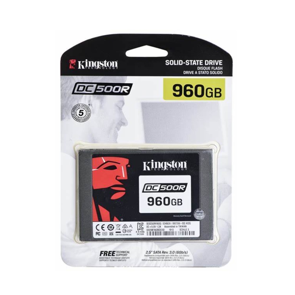 Kingston 960GB DC500 2.5&quot; Enterprise 6Gbps SATA SSD - SEDC500R/960G