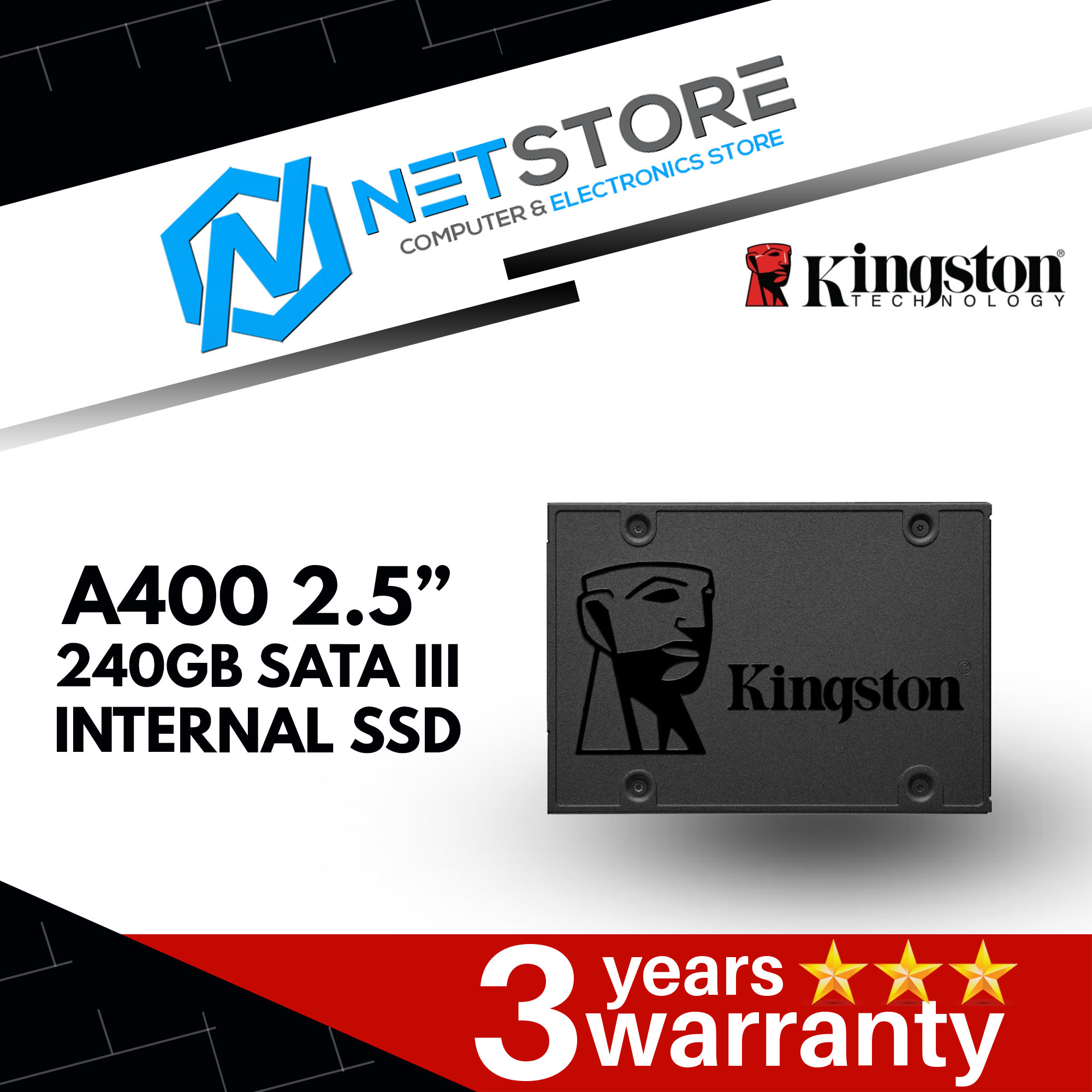 KINGSTON A400 2.5&#8221; 240GB SATA III INTERNAL SSD - SA400S37/240G