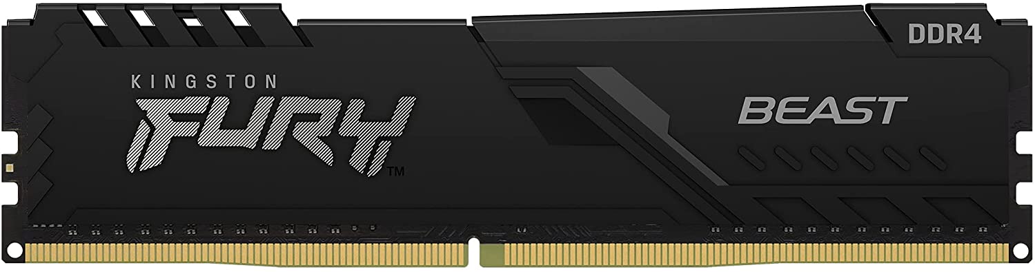 KINGSTON FURY BEAST BLACK 16GB 3200MHz DDR4 CL16 DIMM RAM