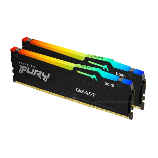 KINGSTON FURY BEAST RGB 32GB (16GB x2) DDR5 5200MT/s RAM