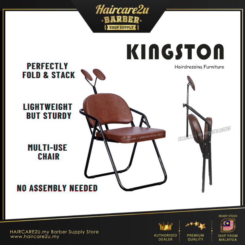 Kingston K-9282 Foldable Outdoor Make Up Salon Hairdressing Chair