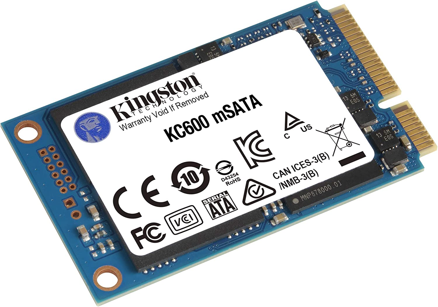 KINGSTON KC600 3D&#8221; 512GB mSATA INTERNAL SSD - SKC600MS/512G