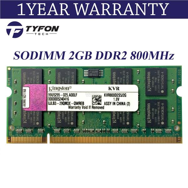 512MB 2X256MB DDR2 MEMORY RAM PC2-6400 SODIMM 200-PIN