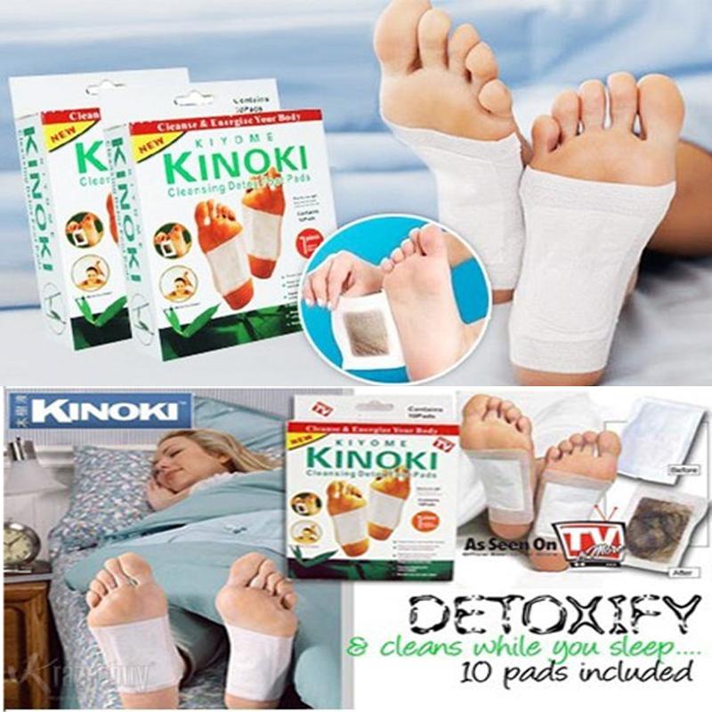 Kinoki Detox Foot Patch 10 Pads Box