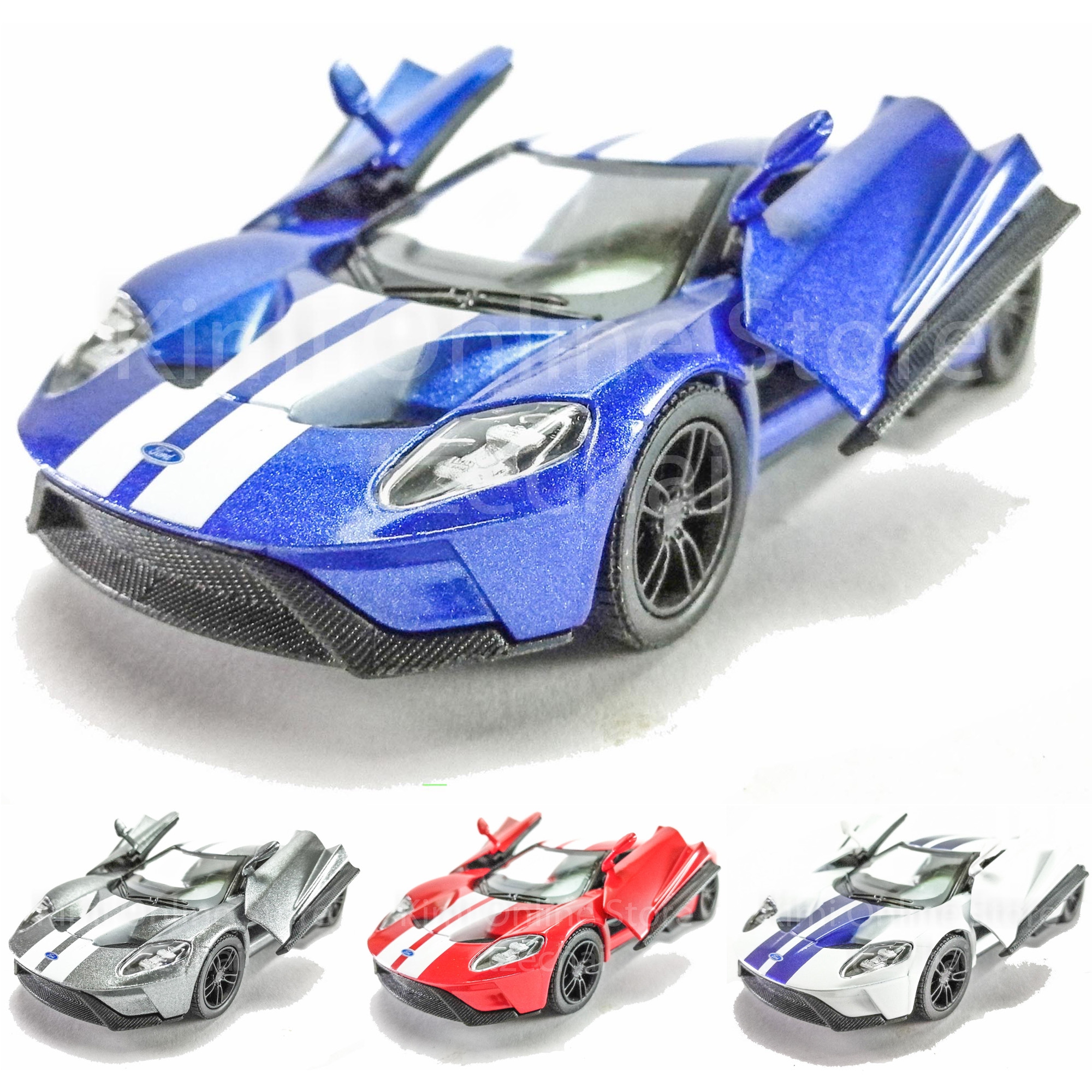 Kinsmart Cast Car 1 38 2017 Ford End 2 11 2020 45 Am Kinsmart Cast Car 1 38 2017 Ford Gt Blue Red Grey White Model Friction Toys