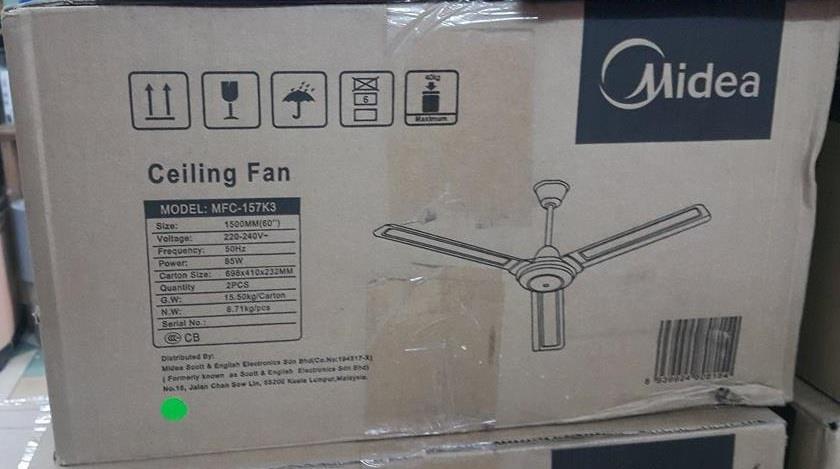 Kipas Siling Fan Ceiling Fan Midea Airconditioner Warranty