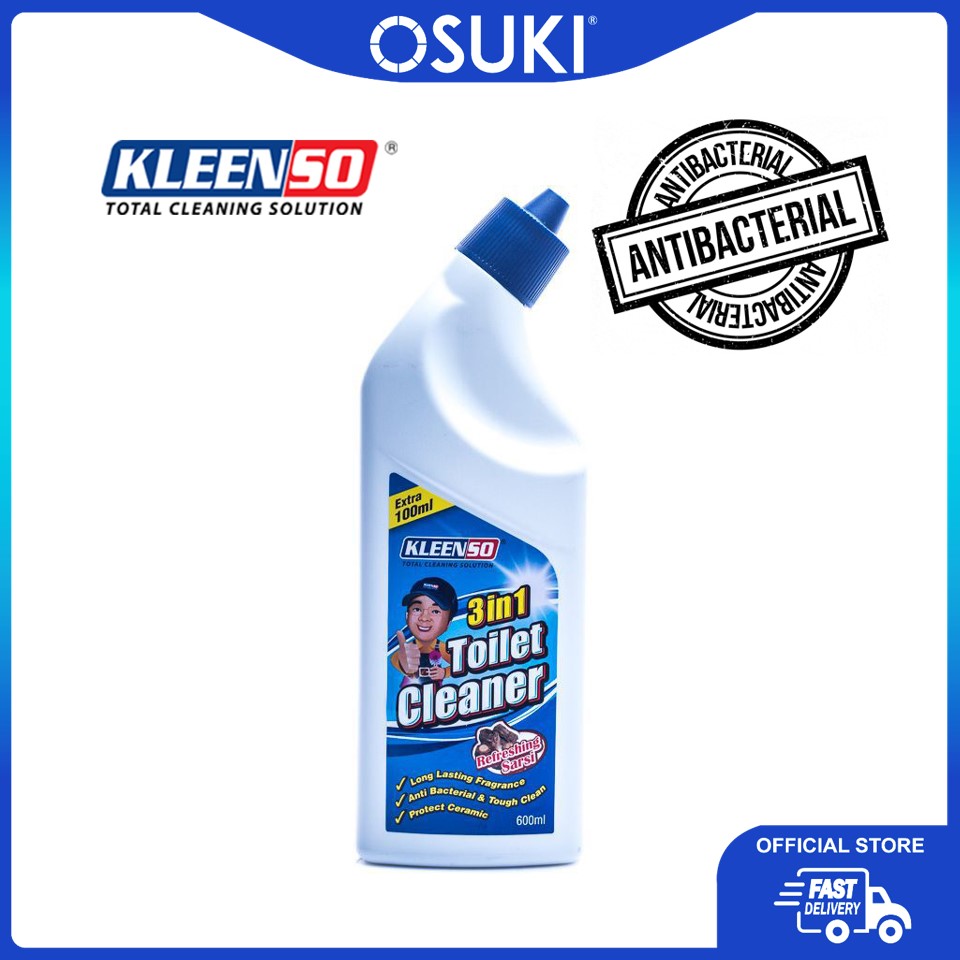 KLEENSO Toilet Bowl Cleaner 3 in 1 - 600ml