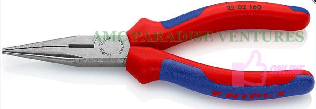 Knipex 25 02 160 Snipe Nose Side Cutting Pliers (Radio Pliers)