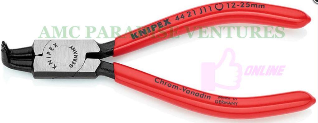 Knipex 44 21 J11 Circlip Pliers (for internal circlips in bore holes)