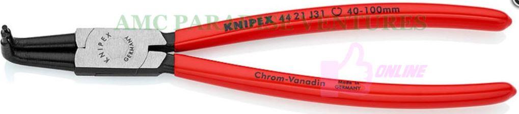 Knipex 44 21 J31 Circlip Pliers (for internal circlips in bore holes)