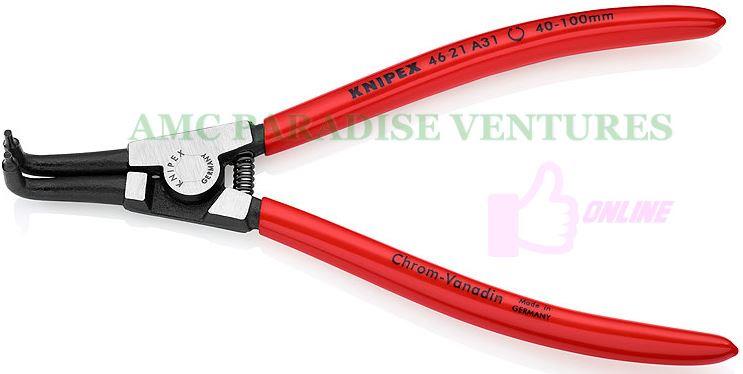 Knipex 46 21 A Series Circlip Pliers (for external circlips on shafts)