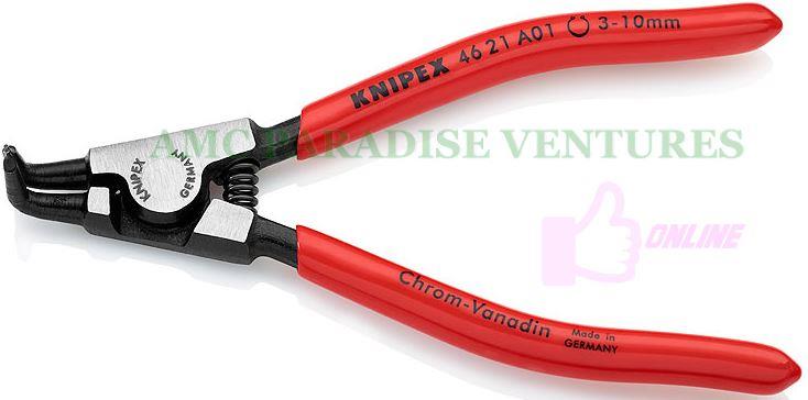 Knipex 46 21 A Series Circlip Pliers (for external circlips on shafts)