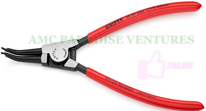 Knipex 46 31 A Series Circlip Pliers (for external circlips on shafts)