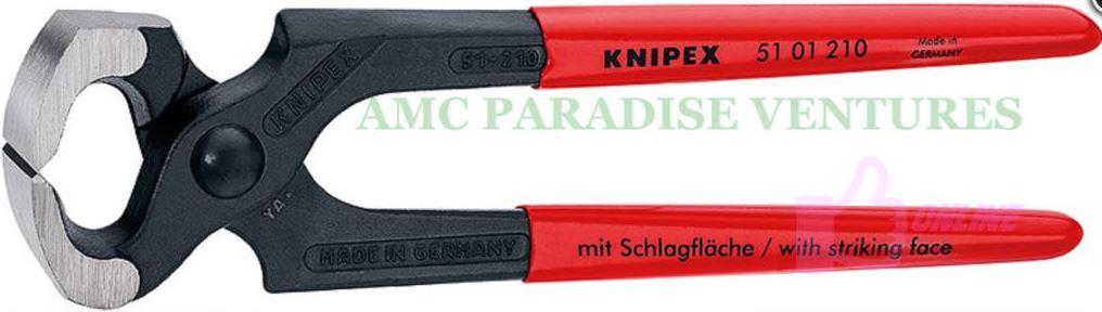 Knipex 51 01 210 Hammerhead Style Carpenters&#8217; Pincers