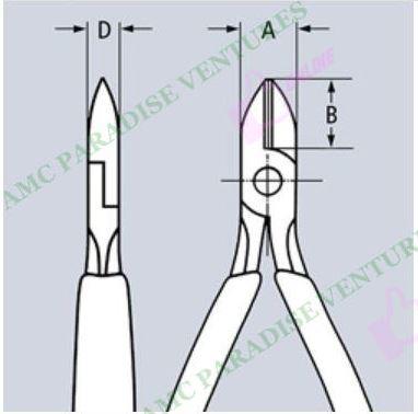 Knipex 76 05 125 Diagonal Cutter (for electromechanics)