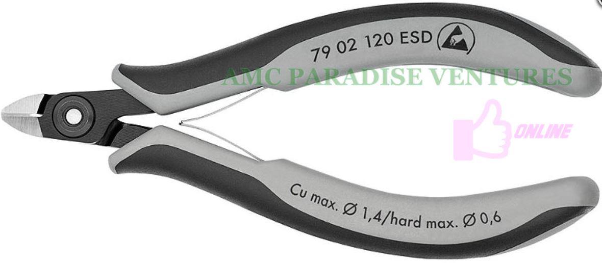 Knipex 79 02 120 ESD Precision Electronics Side Cutter ESD