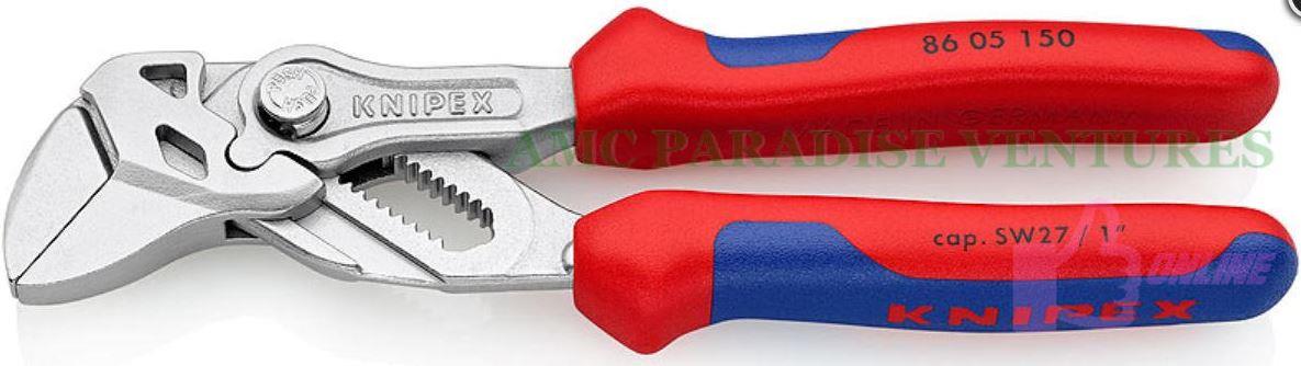 Knipex 86 05 150 Mini Pliers Wrench-pliers &amp; a wrench in a single tool