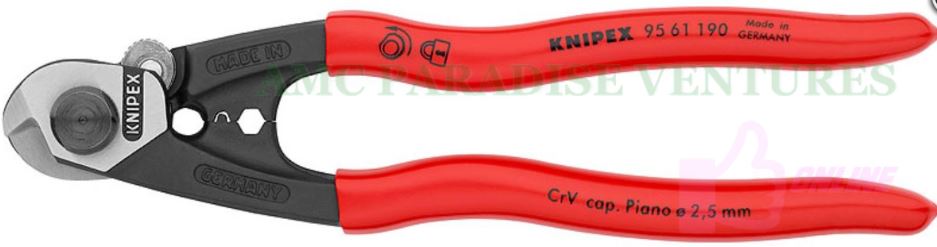 Knipex 95 61 190 Wire Rope Cutter