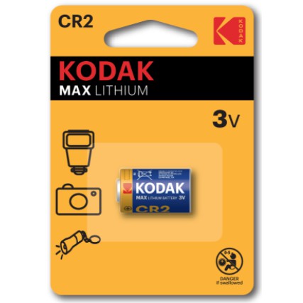 KODAK Max Lithium CR2 3V Lithium Camera Remote Control Battery