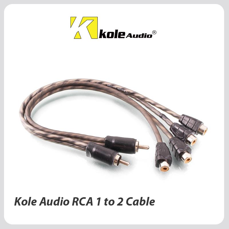 Kole Audio RCA Cable 1 To 2 (2M1F)-AV-KA-RCA12