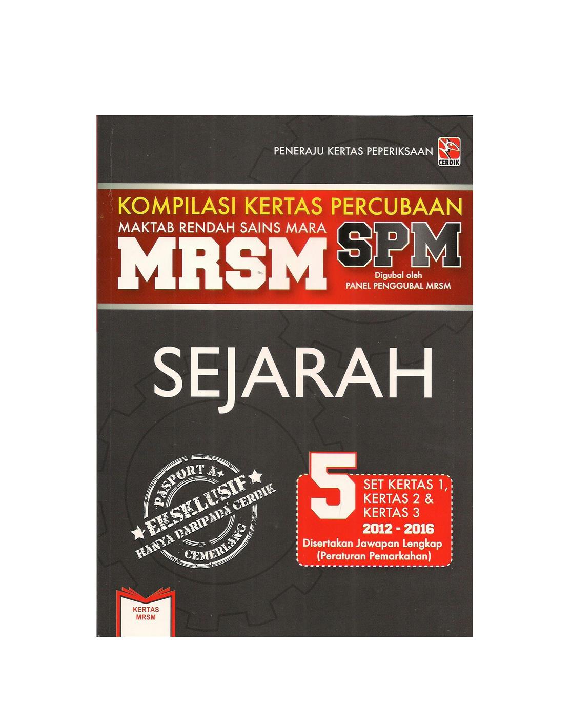 kertas 3 sejarah 2018