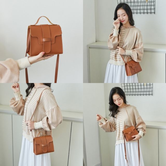 Korea Style Women Bag Handbag Shoulder Bag Wallet Purse Dompet