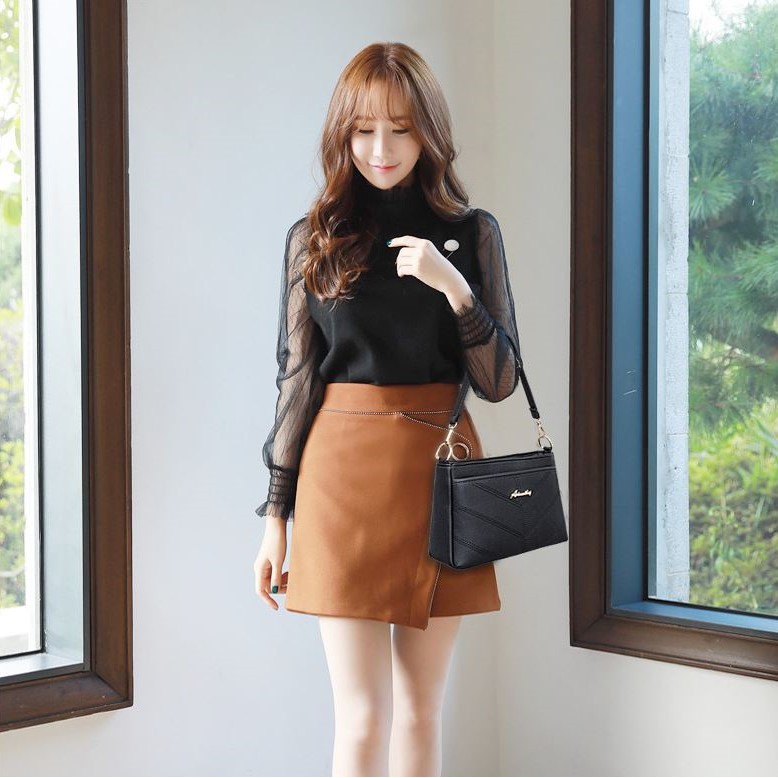 Korean Arrow Women Office Shoulder Beg Sling Bag Handbag