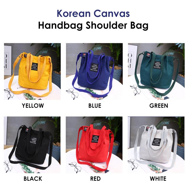 korean canvas sling bag