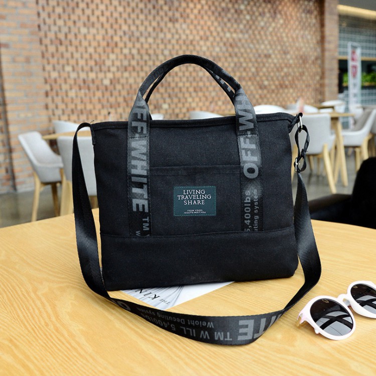 Korean Design Shopping Premium Canvas Fashion Sling Bag Handbag Tote Bag