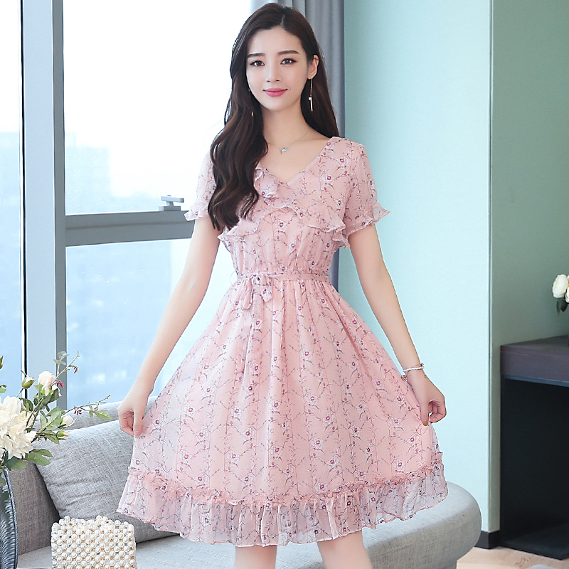 Floral Chiffon Dress