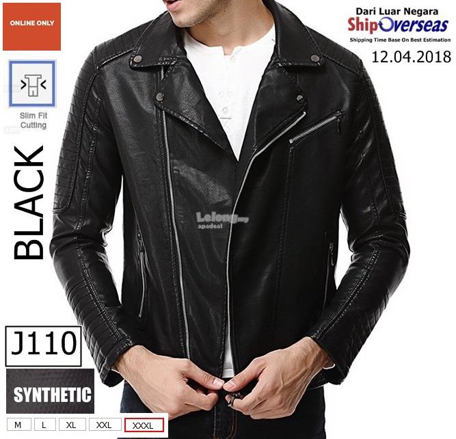 Korean Men Fashion Classy Synthetic End 4 12 2019 15 Pm Korean Men Fashion Classy Synthetic Leather Zipper Stylish Coat Jacket