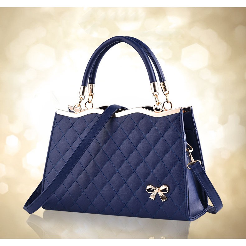 Korean PU Leather Lady Women Business Casual Handbag