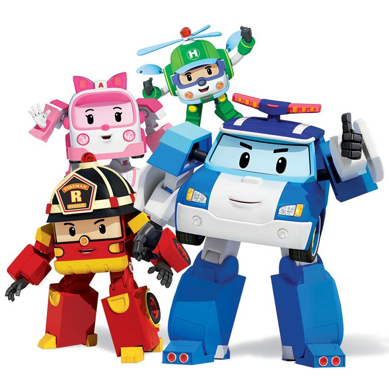 korean robocar poli characters toys poli roy helly amber littlepinknblue 2016 08 Sale P