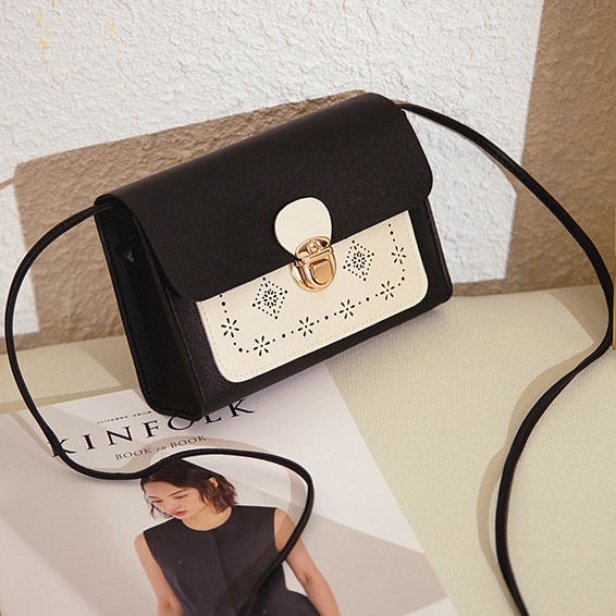 Korean Simple Design Summer Retro Style Portable Messenger Sling Bag