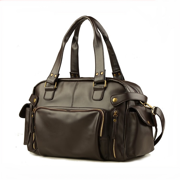 Korean Style Cool Design Sling Bag Man's Leather 3 Ways Use Bag