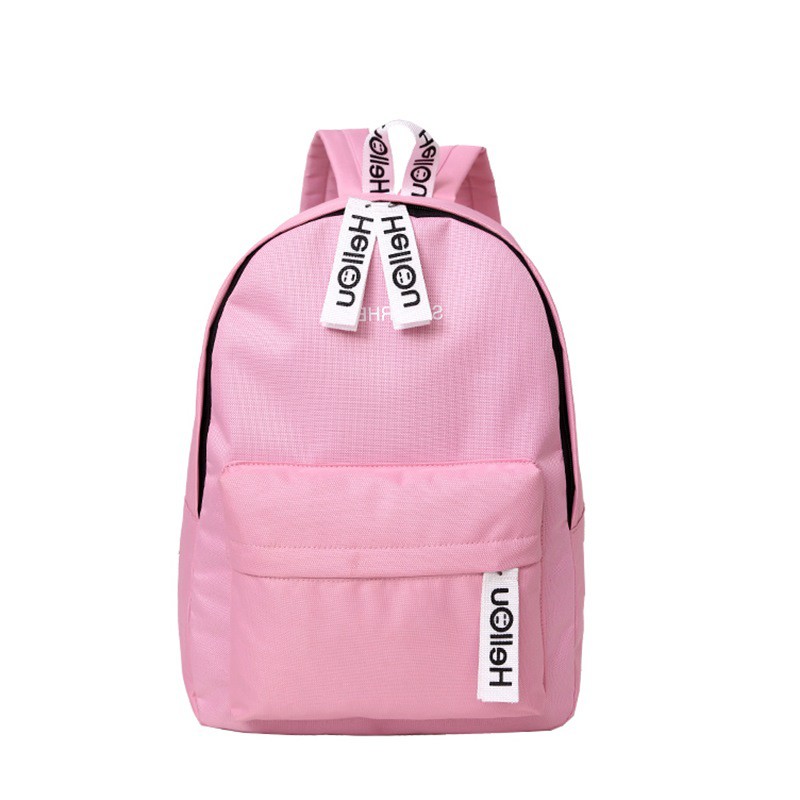 Korean Style Double Strap Superhero Sporty Design Casual Unisex Backpack