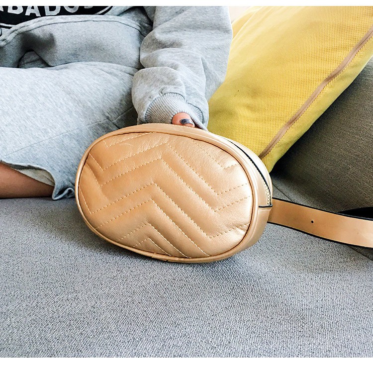 Korean Style Trendy PU 3 Way Use Leather Casual Belt Pouch