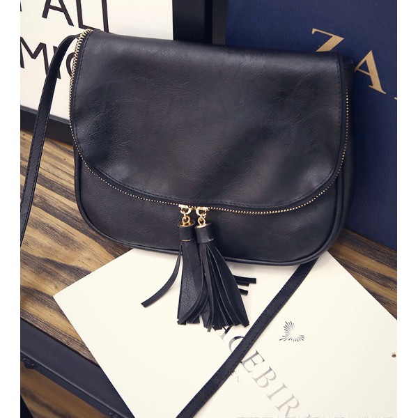 Korean Style Women PU Leather Sling Bag Beg Tangan Wanita