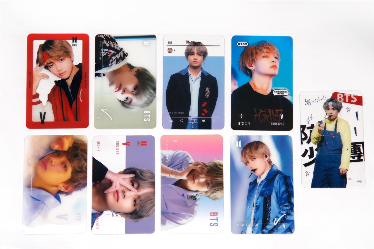 KPOP IDOL (V BTS) TRANSPARENT CARD (end 5/18/2018 515 PM)