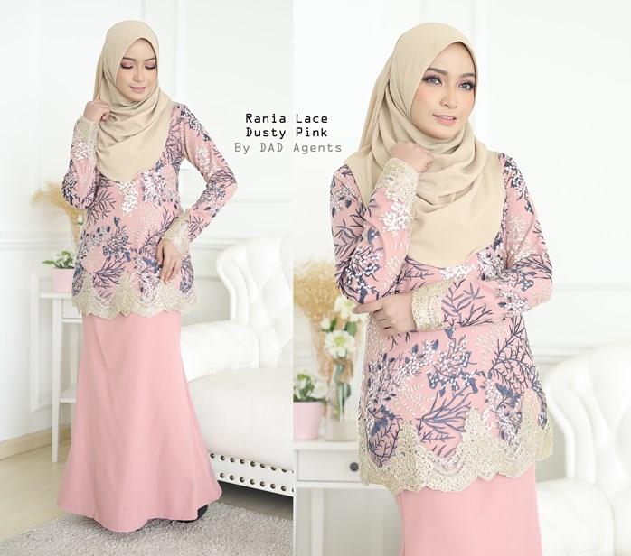 baju kurung lace 2018
