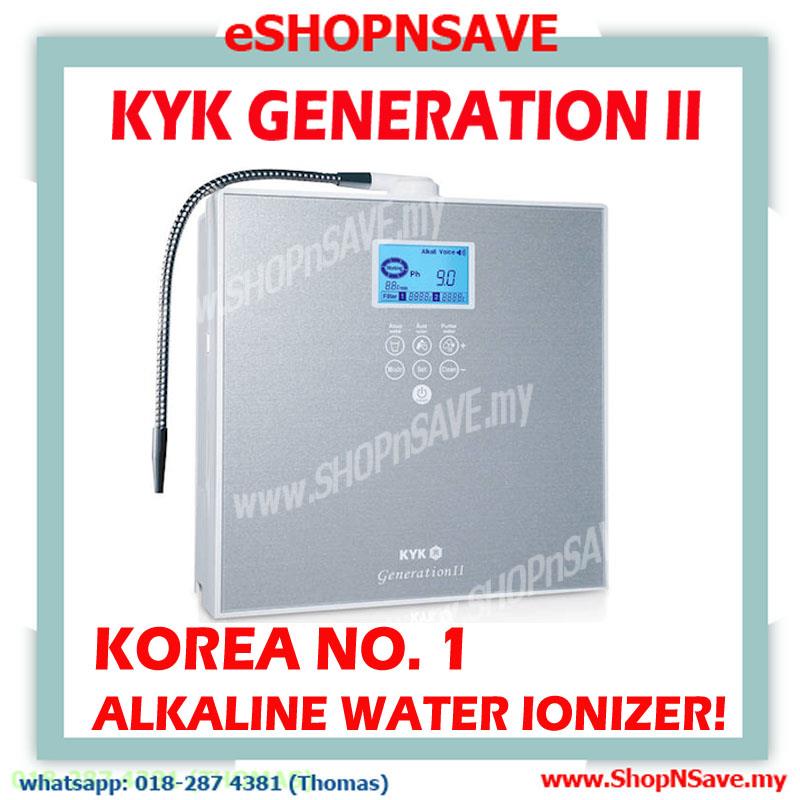 Kyk Alkaline Water Ionizer Generati End 4 16 2018 11 25 Am Kyk Alkaline Water Ionizer Generation Ii 5 Plates Made In Korea Filter