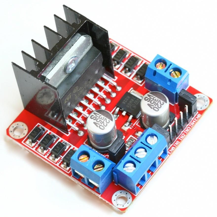 L298N Dual H Bridge DC Stepper Motor Drive Controller Board Arduino